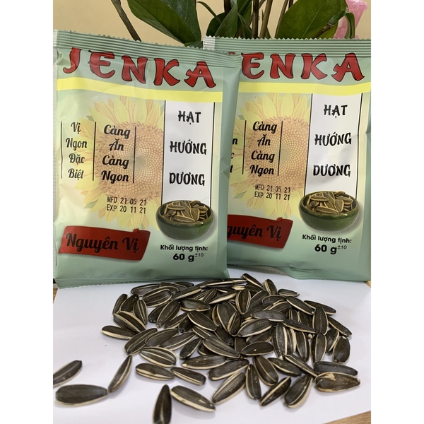 Hướng dương jenka nguyên vị ( Bịch 50 gói x 60g )