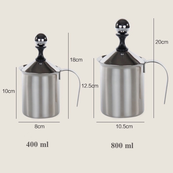 Ca đánh sữa lạnh ( 400ml, 800ml )