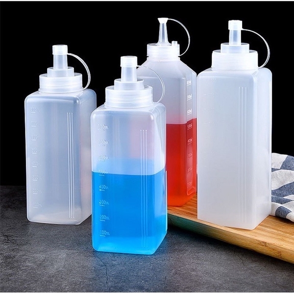 Lọ đựng sốt, mứt vòi rộng 800ml - 1000ml