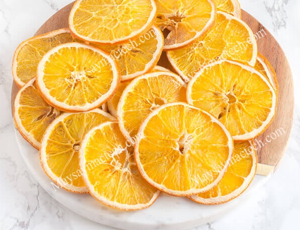 cam vàng sấy khô