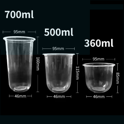 Cốc đáy bầu U500ml chưa nắp (50 cái)