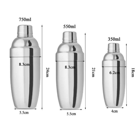 Bình lắc pha chế inox 550ml