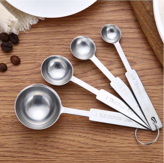 Bộ thìa đong inox 4 cái