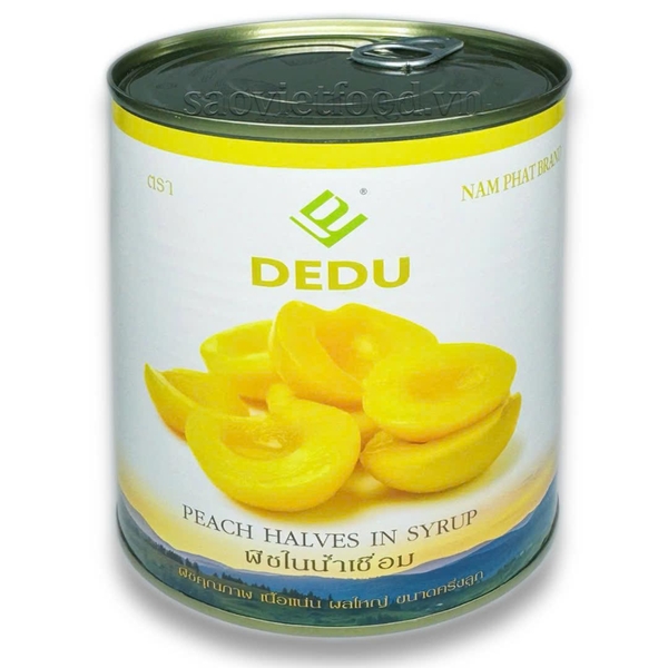 Đào ngâm Boddod/Dedu 820g