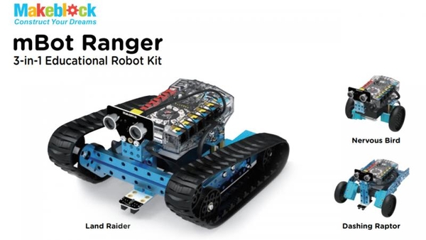 mBot Ranger được trang bị những loại cảm biến hiện đại nào Makeblock