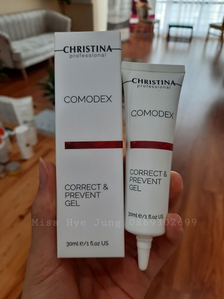 Gel trị mụn, diệt khuẩn và tái tạo da Christina Correct & Prevent 30ml
