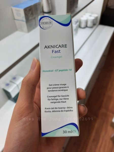 Kem trị mụn trứng cá Synchroline Aknicare Fast Cream 30ml