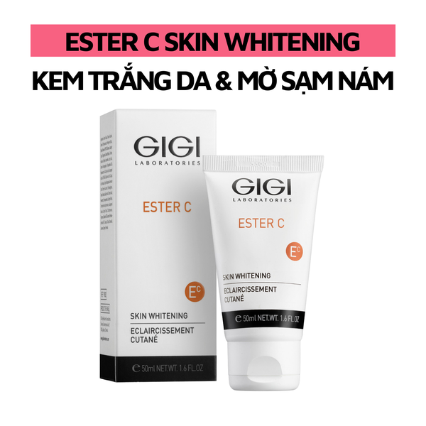 Kem trắng da mờ thâm nám GIGI LABORATORIES ESTER C SKIN WHITENING 50ml