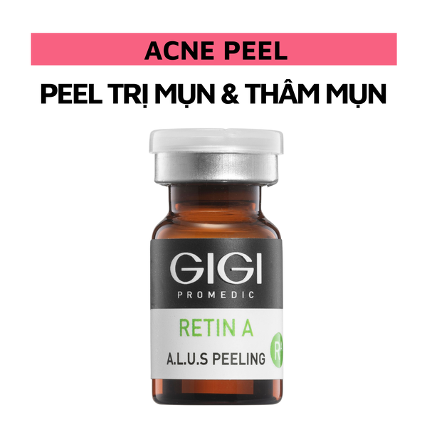 Peel da mụn & thâm mụn GIGI LABORATORIES Retin A A.L.U.S Acne Peel 8ml