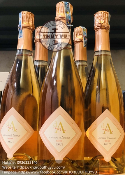 Rượu Vang Pháp Da Cremant De Limoux Rose Brut