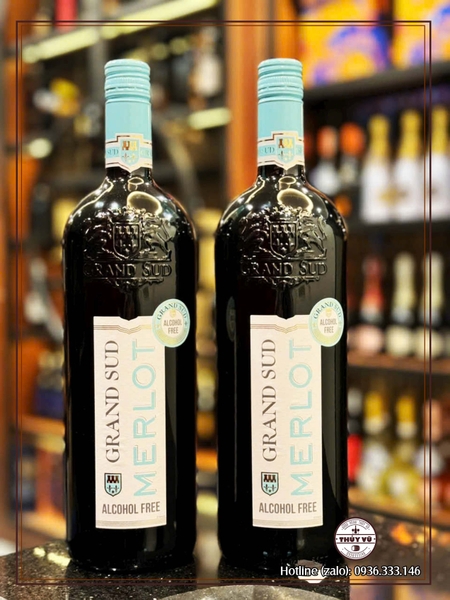 Rượu Vang Pháp Grand Sud Merlot Alcohol Free