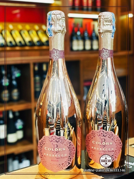 Rượu Vang sủi Ý  Pitars Colors Prosecco Rose