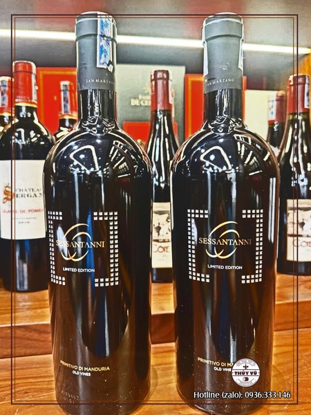 Rượu Vang Vinho San Marzano Sessantanni Primitivo di Manduria DOP Limited Edition