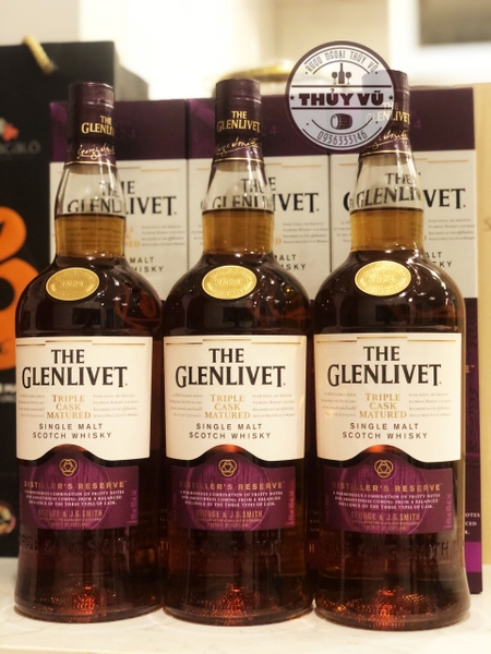 Rượu Glenlivet Tím Triple Cask