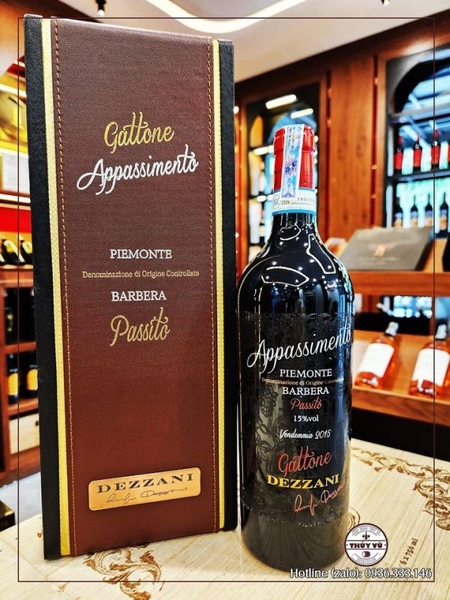 Rượu Vang Ý Appassimento Gattone Dezzani Barbera Piemonte