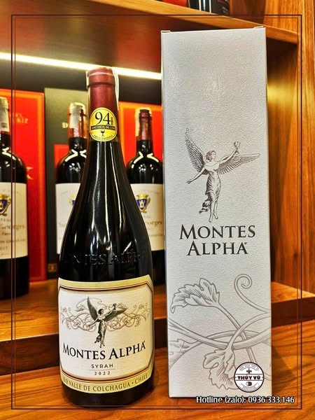 Rượu Vang Montes Alpha Syrah 2022