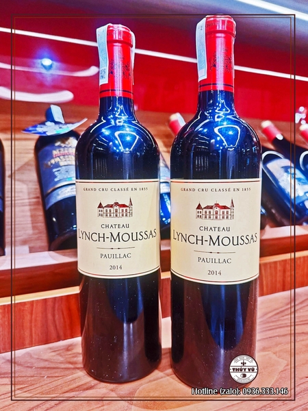 Rượu Vang Pháp Château Lynch-Moussas Pauillac 2014