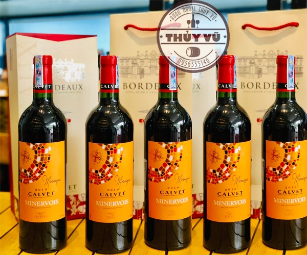 Rượu vang Calvet Minervois (Quà tặng+Chiết khấu cao)