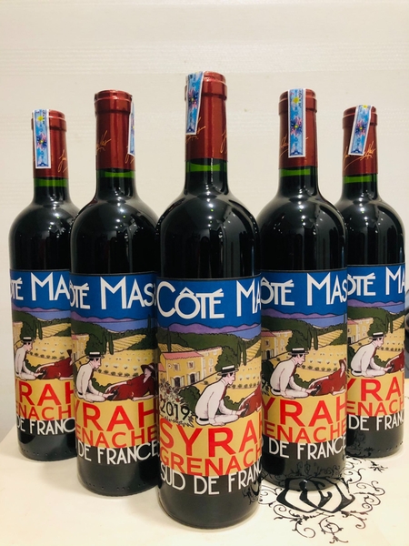 Rượu vang đỏ Pháp CooTe Mas. Mua 6 tặng 1