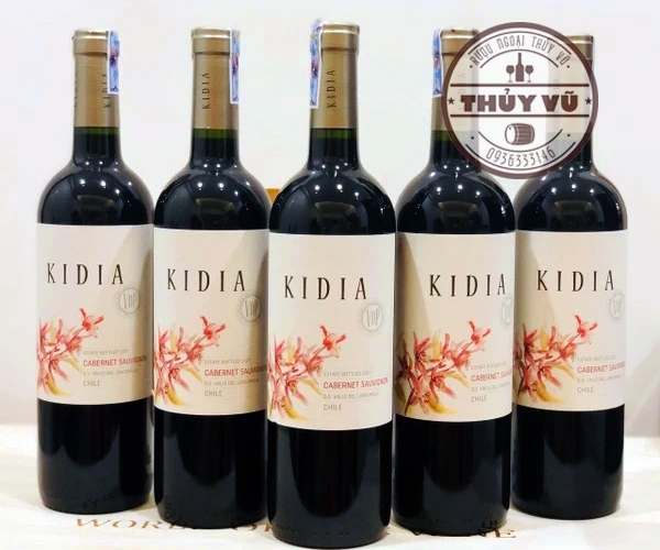 VANG CHILE KIDIA CABERNET SAUVIGNON+ Quà tặng