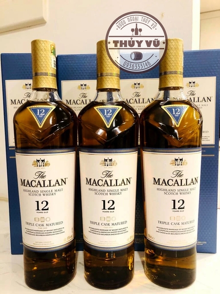 RƯỢU MACALLAN 12 NĂM TRIPLE CASK