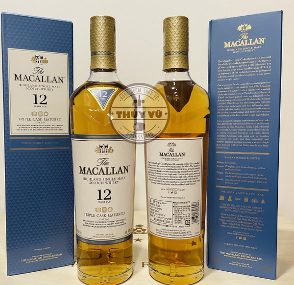 Rượu Macallan 12 Triple Cask