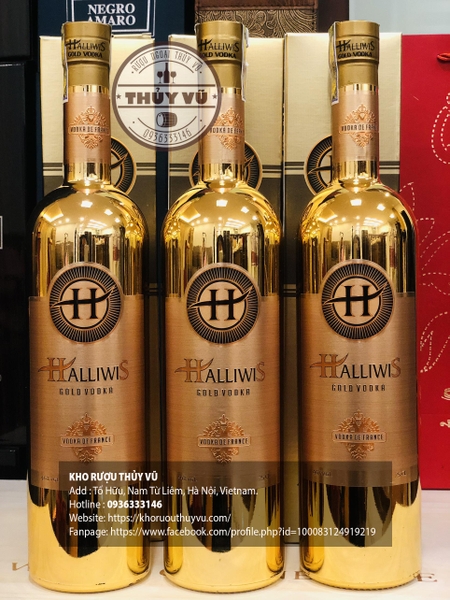 Rượu Vodka Halliwis Gold