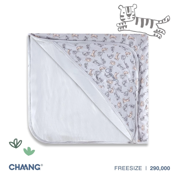CHAANG - Chăn ủ, ủ choàng cho bé (Tigger xám)