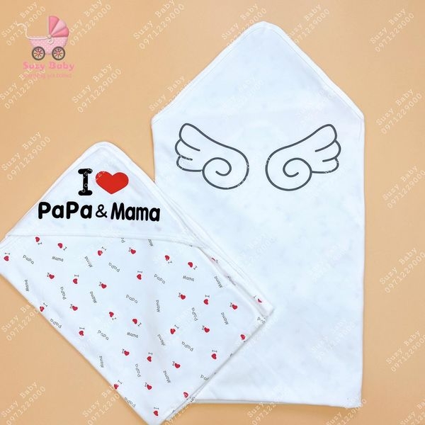 Ủ choàng cotton Mamapapa