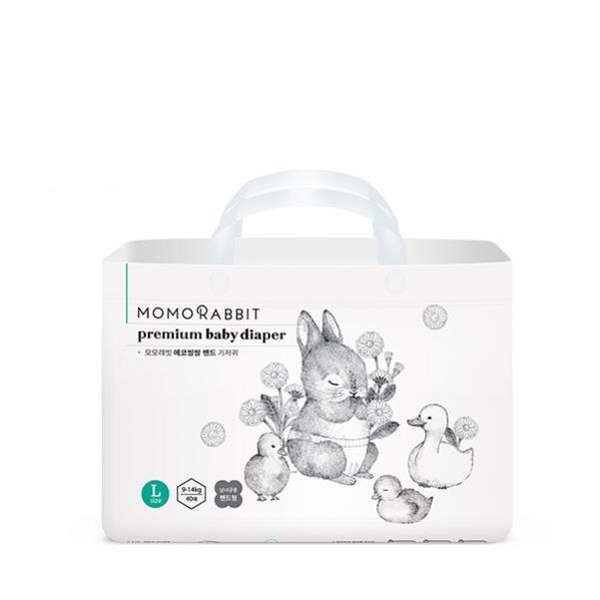 Bỉm dán Momorabbits nội địa Hàn - Size L