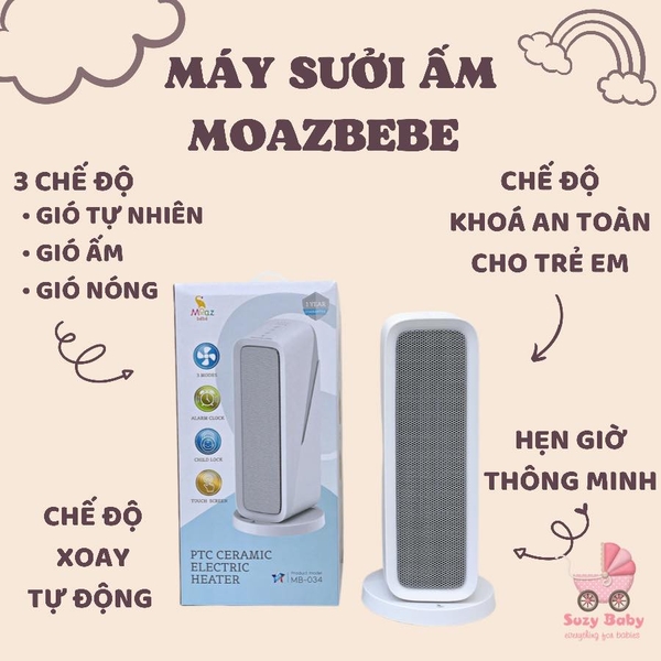 Máy sưởi đa năng Moaz BeBe-mb034