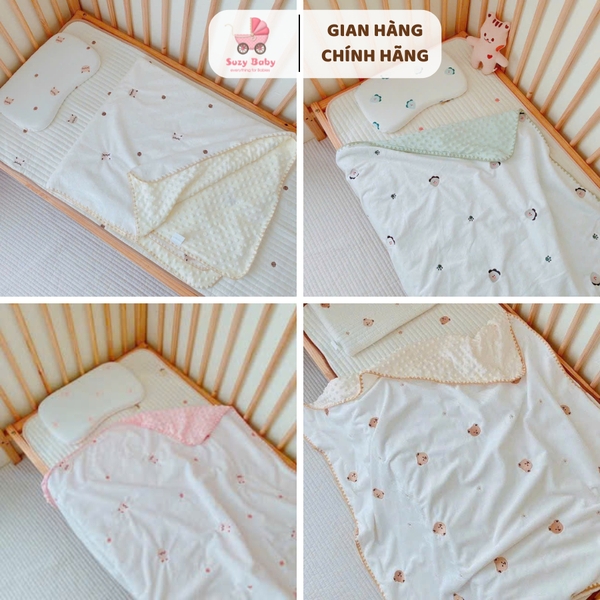 Chăn lông tuyết hạt đậu cho bé Monona MNN054
