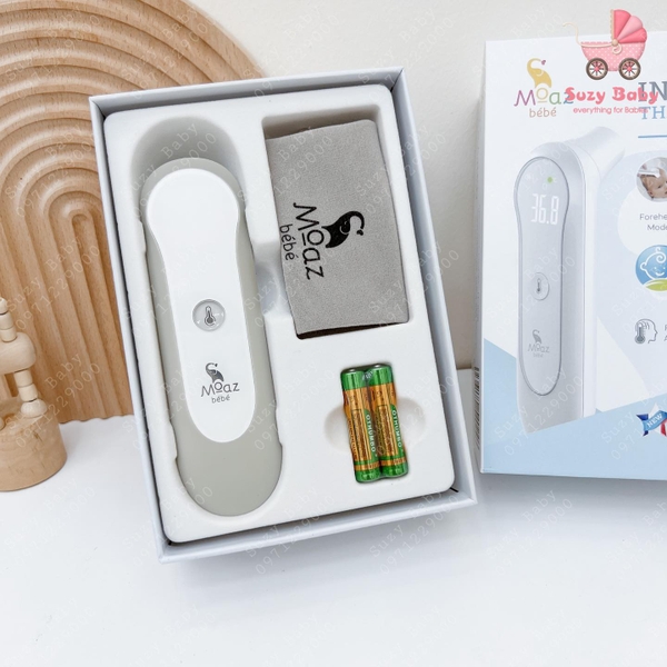Nhiệt kế đo thân nhiệt hồng ngoại MoazBébé - MB024