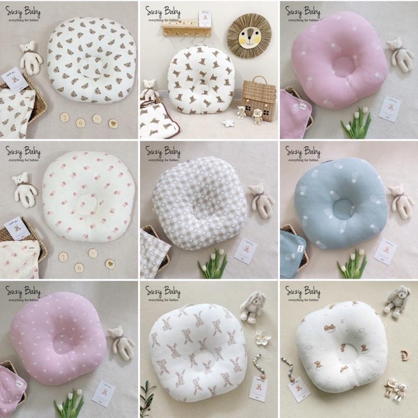 Gối chống trào ngược muslin Mochee