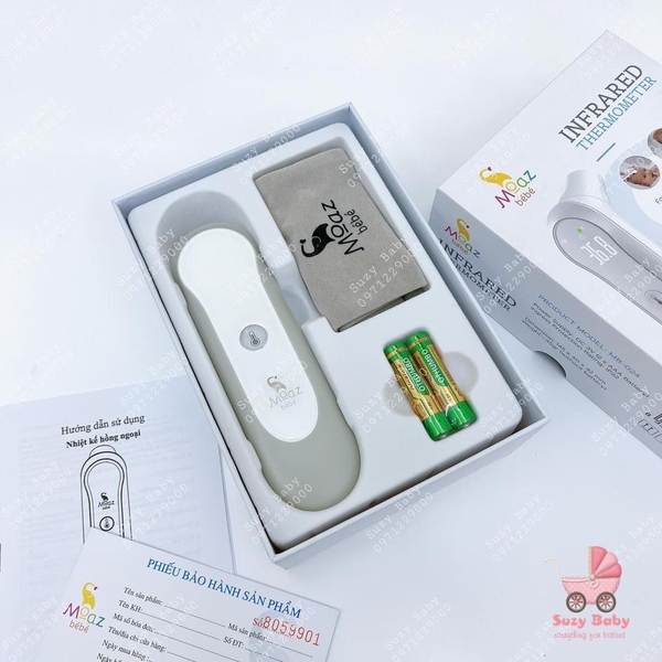 Nhiệt kế đo thân nhiệt hồng ngoại MoazBébé - MB024