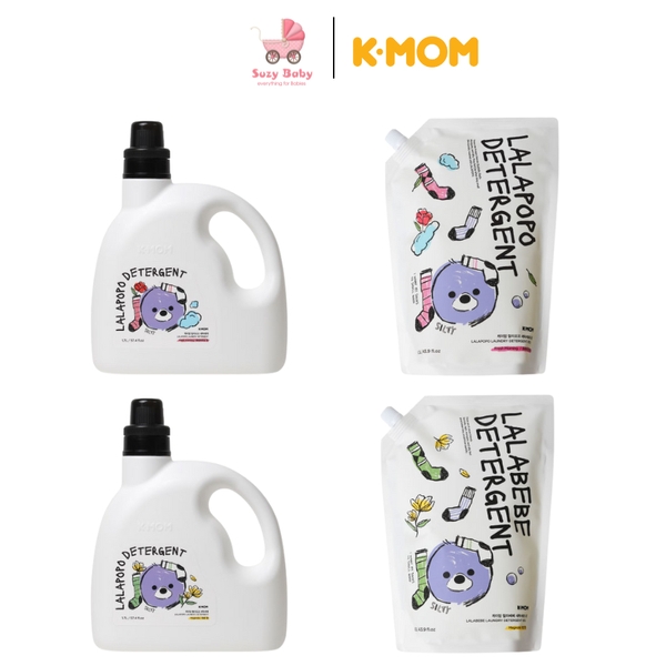 Nước Giặt Đồ Sơ Sinh Hữu Cơ,Thuần Chay LALAPOPO Kmom-Hàn Quốc