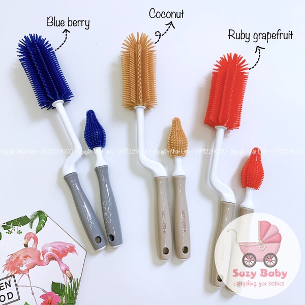 Bộ cọ bình silicone Mother-K Hàn Quốc