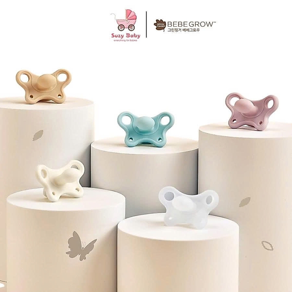 TI NGẬM, TI GIẢ BEBEGROW GREEN FINGER SILICONE MỀM MẠI CHO BÉ, Suzy baby