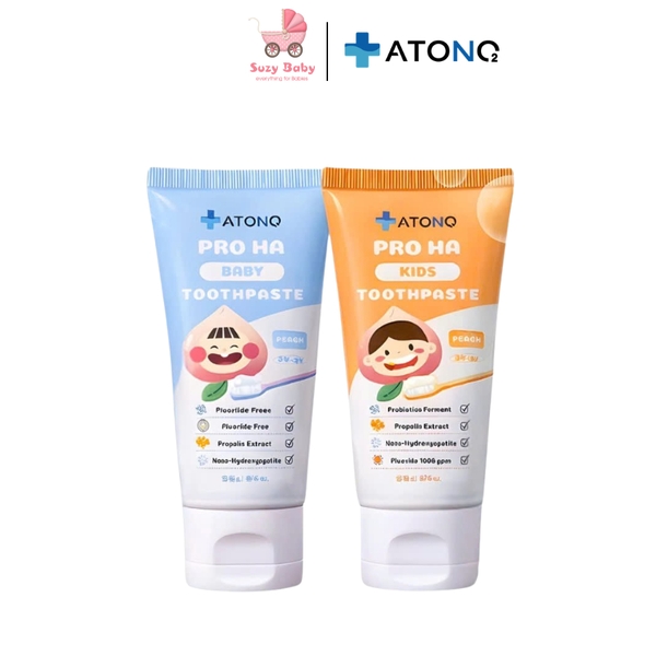 Kem đánh răng lợi khuẩn PRO HA ATONO2 (50g), bảo vệ nướu và men răng cho bé