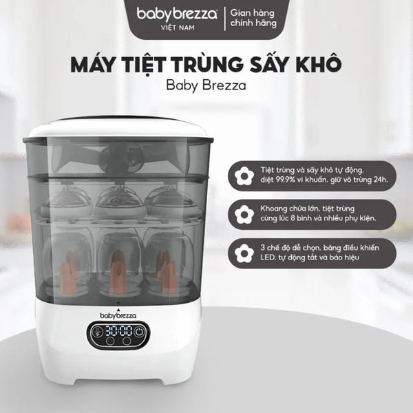Máy tiệt trùng sấy khô Baby Brezza