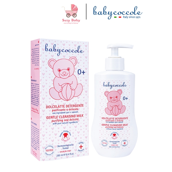 Kem thay tã bỉm và chống hăm Babycoccole 0M+ 250ml