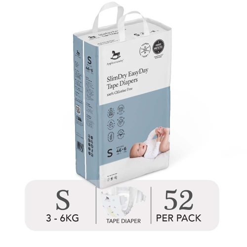 Bỉm Applecrumby ngày tã bỉm siêu mỏng chống tràn, thấm hút tốt