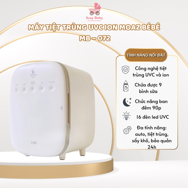 Máy tiệt trùng UVC ION Moaz BéBé MB – 072
