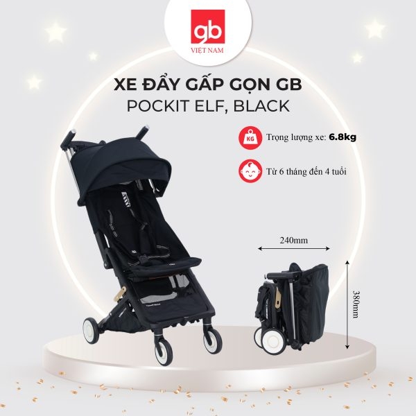 Xe đẩy gấp gọn GB Pockit ELF