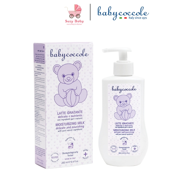 Sữa dưỡng thể Babycoccole 0M+ dưỡng da cho bé chiết xuất hạnh nhân 250ml