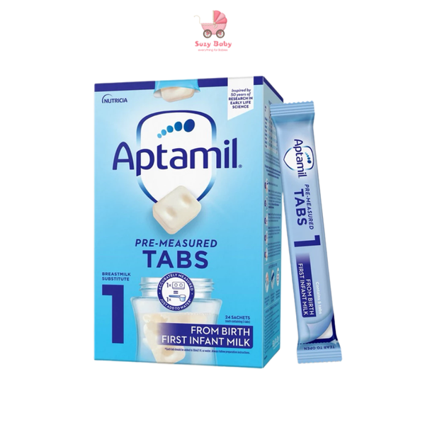 Sữa Aptamil UK số 1 dạng thanh 25G, sữa cô đặc hút chân không