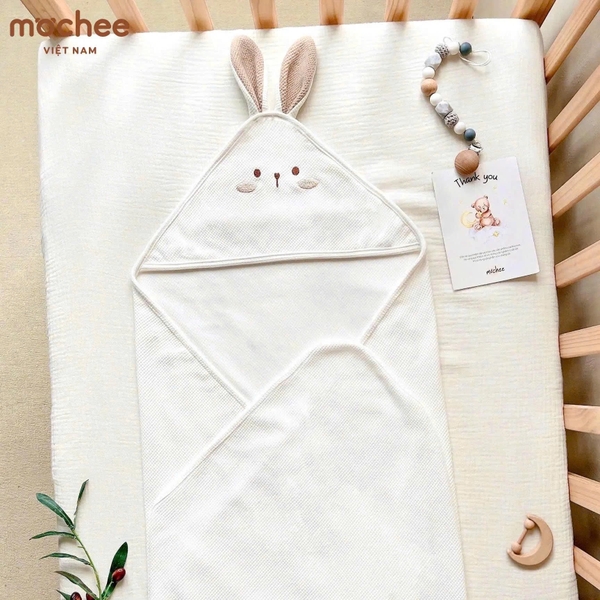 Ủ choàng thêu vải Cotton Jacquard Mochee