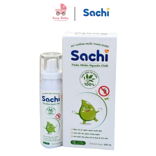 Xịt chống muỗi thảo dược Sachi