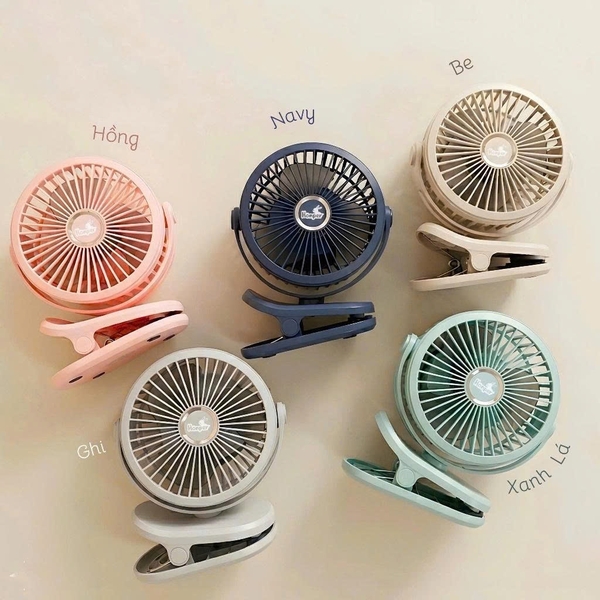 Quạt sạc tích điện Honper HP2301 đủ màu