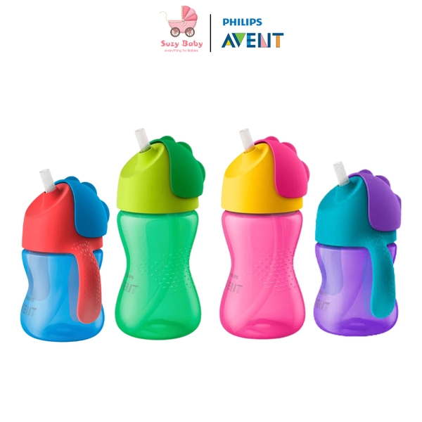 Bình tập uống Philips AVENT có ống hút cho bé từ 9m 12m+